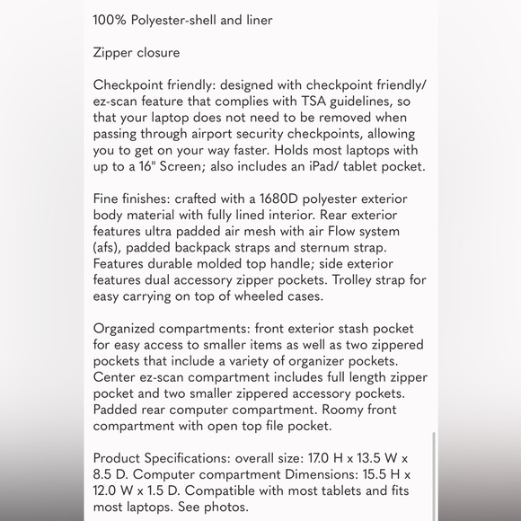 Kenneth Cole Reaction ‘Easy As Pie’ Laptop Bag - Picture 9 of 9